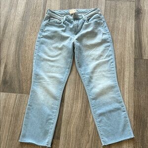 L'AGENCE Light Blue Straight Leg Jeans size 28
